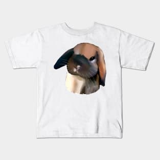 Pukat Lop Rabbit _ Bunniesmee Kids T-Shirt